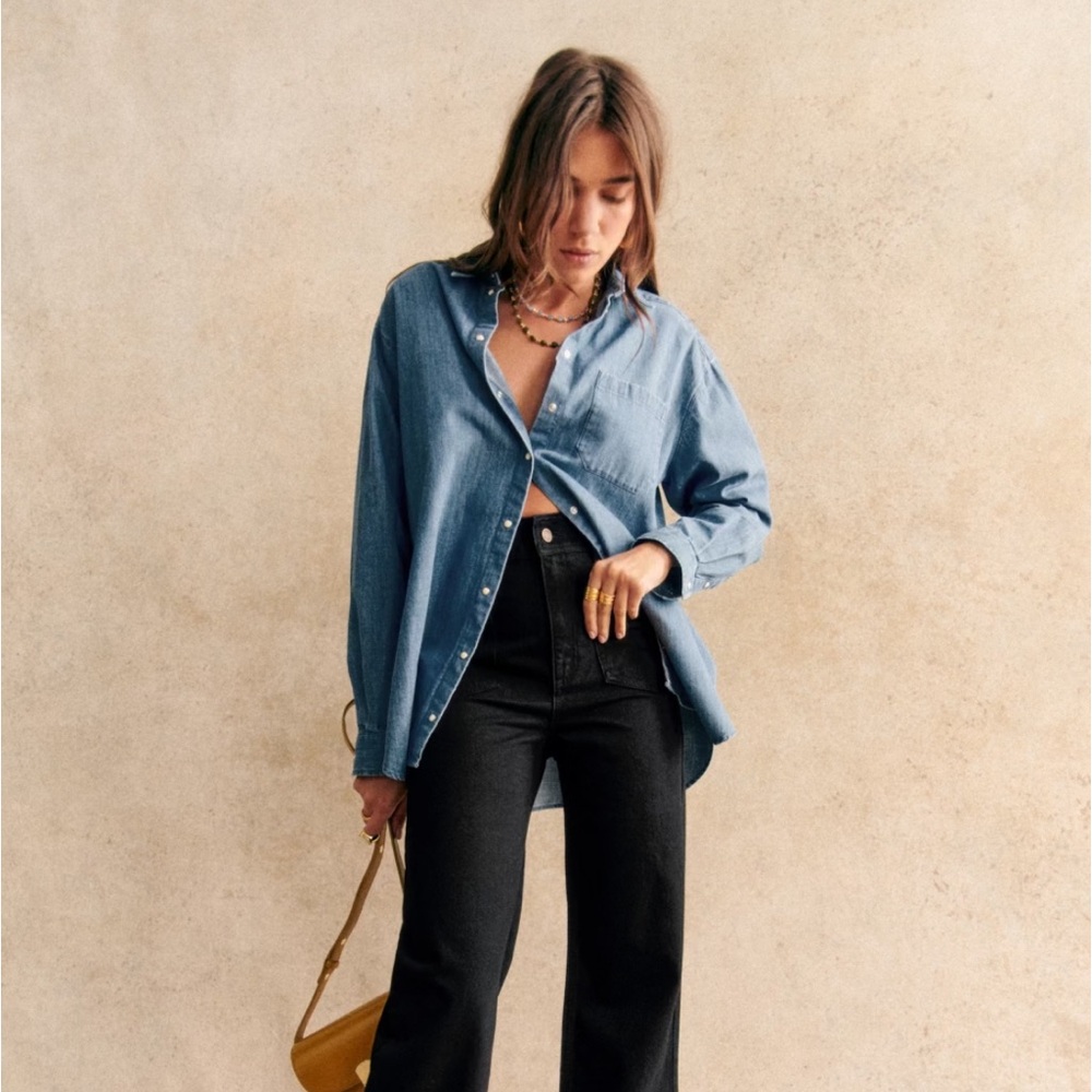 Sézane Oversized Max Shirt NWT